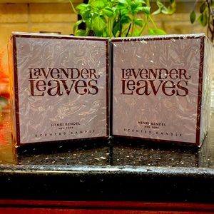 Henri Bendel LAVENDER LEAVES  Candle